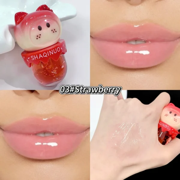 Cute Meow Fruit Extract Moisturising Lip Oil SHAQINUO