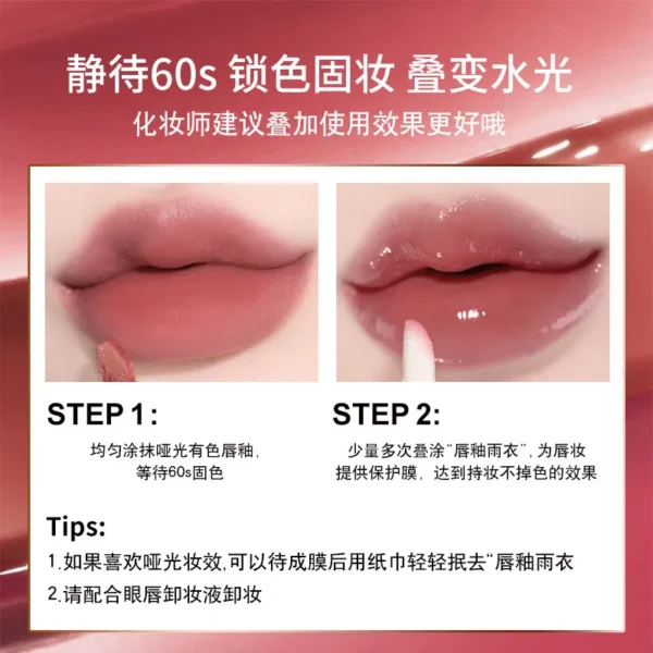 Labial Líquido Doble Punta Efecto Espejo
