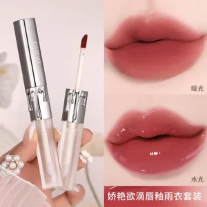 Labial Líquido Doble Punta Efecto Espejo