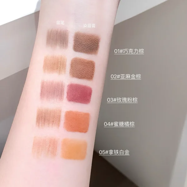 Dynamic Double Headed Eyebrow Pencil + Eyebrow DyeCream QXQY