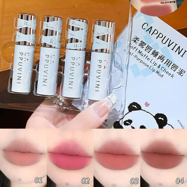 Soft Matte Lip & Cheek Dual-Purpose Lip Mud CAPPUVINI