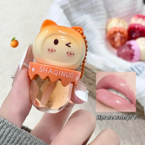 Cute Meow Fruit Extract Moisturising Lip Oil SHAQINUO